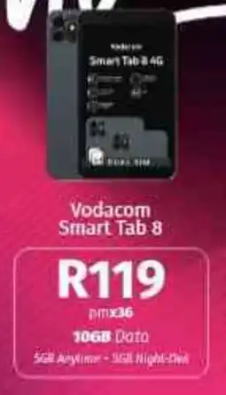 Vodacom4u Vodacom Smart Tab 8 offer