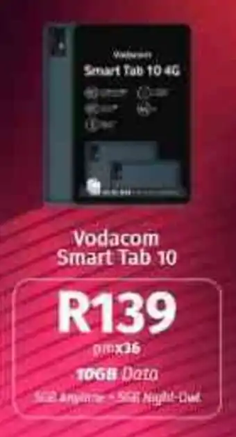 Vodacom4u Vodacom Smart Tab 10 offer