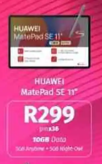 Vodacom4u HUAWEI MatePad SE 11" offer