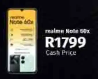 Vodacom4u Realme Note 60x offer