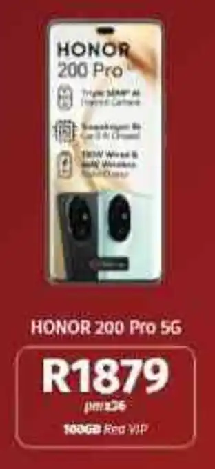 Vodacom4u HONOR 200 Pro 5G offer