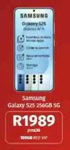 Vodacom4u Samsung Galaxy S25 256GB 5G offer