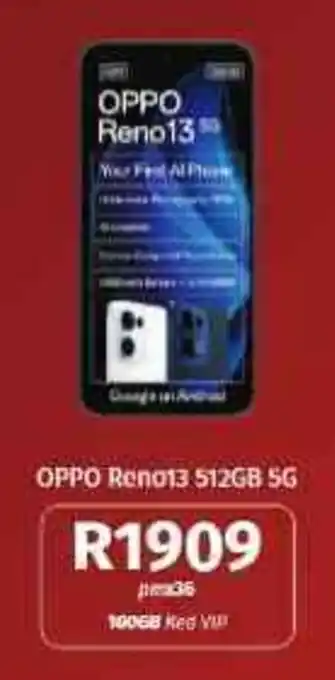 Vodacom4u OPPO Reno13 512GB 5G offer