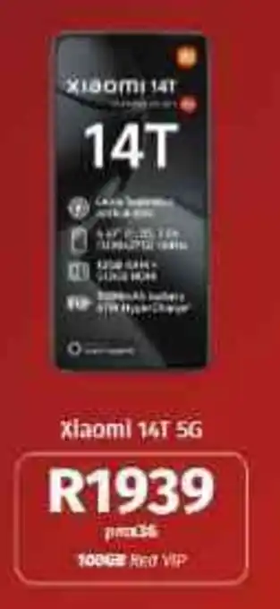 Vodacom4u Xiaomi 14T 5G offer