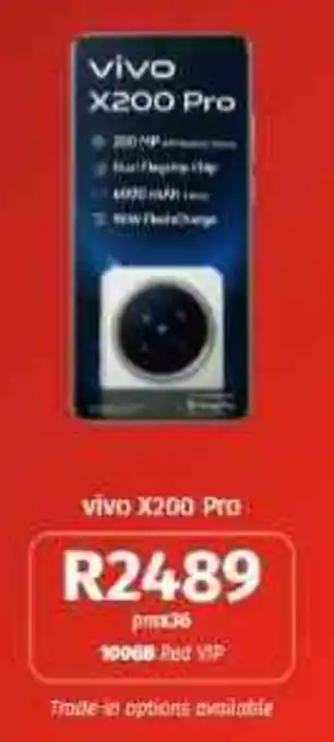 Vodacom4u Vivo X200 Pro offer