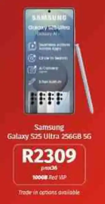 Vodacom4u Samsung Galaxy S25 Ultra 256GB 5G offer