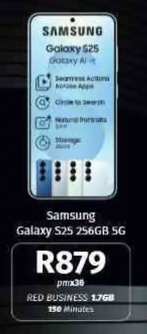 Vodacom4u Samsung Galaxy S25 256GB 5G offer