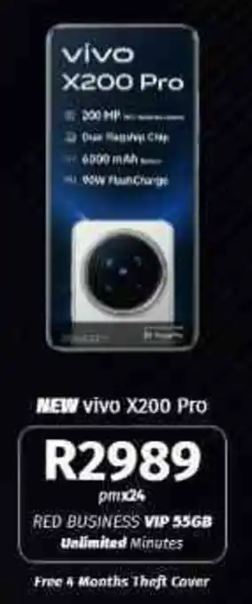 Vodacom4u Vivo X200 Pro offer