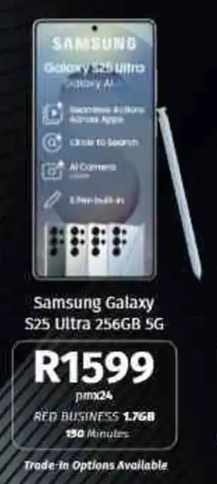 Vodacom4u Samsung Galaxy S25 Ultra 256GB 5G offer