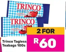 Game Trinco Tagless Teabags offer