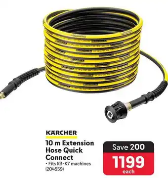 Makro KARCHER Extension Hose Quick Connect offer