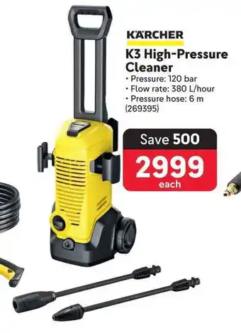 Makro KARCHER K3 High-Pressure Cleaner offer