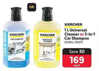 Makro KARCHER Universal Cleaner or 3-in-1 Car Shampoo offer