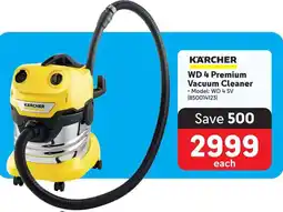 Makro KARCHER WD 4 Premium Vacuum Cleaner offer