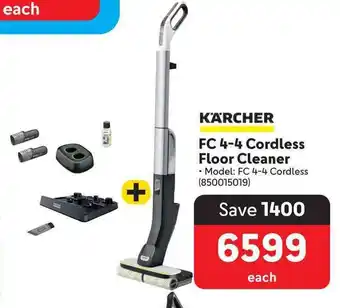 Makro KARCHER FC 4-4 Cordless Floor Cleaner offer