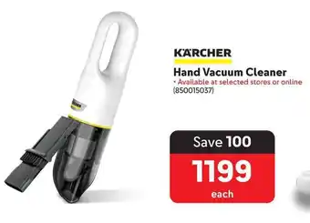 Makro KARCHER Hand Vacuum Cleaner offer