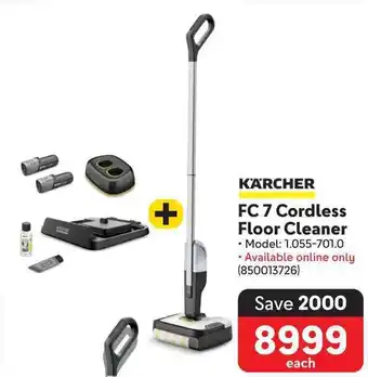 Makro KARCHER FC 7 Cordless Floor Cleaner offer