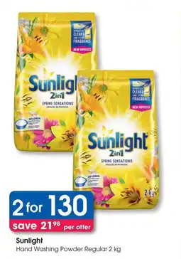 Clicks Sunlight Hand Washing Powder Regular offer