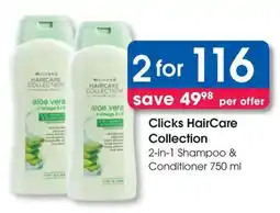 Clicks Clicks HairCare Collection 2-in-1 Shampoo & Conditioner offer