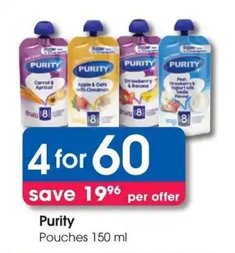 Clicks Purity Pouches offer