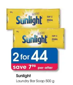 Clicks Sunlight Laundry Bar Soap offer