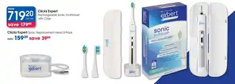 Clicks Clicks Expert Rechargeable Sonic Toothbrush with Case offer