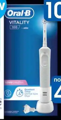 Clicks Oral-B Vitality D100 Adult Electric Toothbrush offer