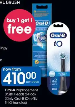 Clicks Oral-B Replacement Brush Heads offer