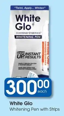 Clicks White Glo Whitening Pen with Strips offer