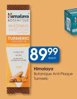 Clicks Himalaya Botanique Anti-Plaque Turmeric offer