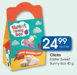 Clicks Clicks Easter Sweet Bunny Box offer