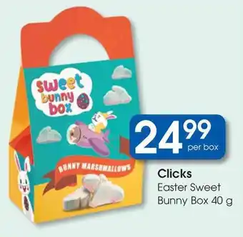 Clicks Clicks Easter Sweet Bunny Box offer