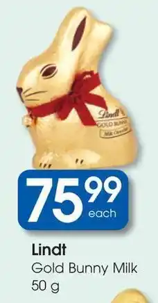 Clicks Lindt Gold Bunny Milk offer