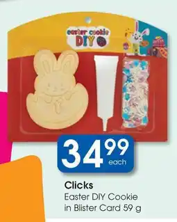 Clicks Clicks Easter DIY Cookie in Blister Card offer