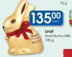 Clicks Lindt Gold Bunny Milk offer