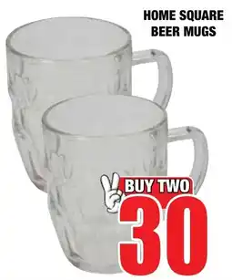 Boxer Liquors Home square beer mugs offer