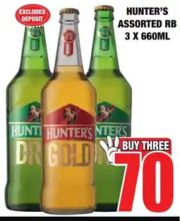 Boxer Liquors Hunter's assorted rb offer