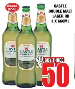 Boxer Liquors Castle double malt lager rb offer