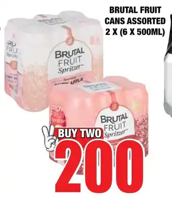 Boxer Liquors Brutal fruit cans assorted offer