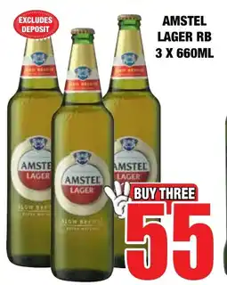 Boxer Liquors Amstel lager rb offer