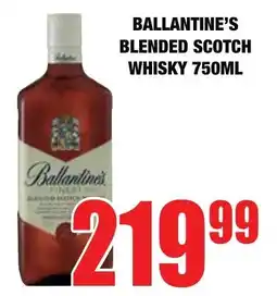 Boxer Liquors Ballantine's blended scotch whisky offer