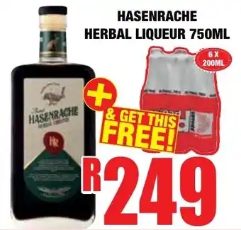 Boxer Liquors Hasenrache herbal liqueur offer