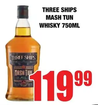 Boxer Liquors Three ships mash tun whisky offer