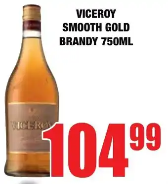 Boxer Liquors Viceroy smooth gold brandy offer