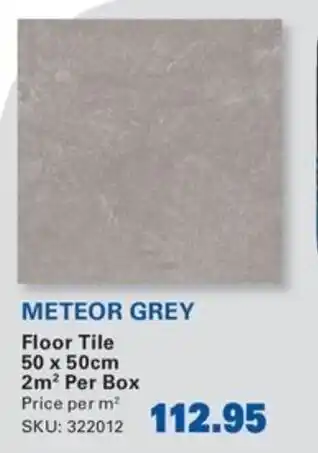 Cashbuild Meteor grey floor tile offer