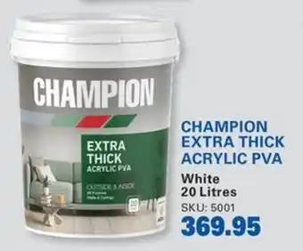 Cashbuild Champion extra thick acrylic pva offer