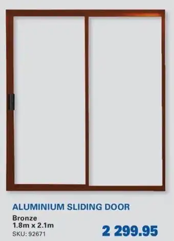 Cashbuild Aluminium sliding door offer