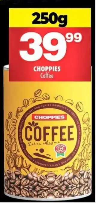 Choppies CHOPPIES Coffee offer