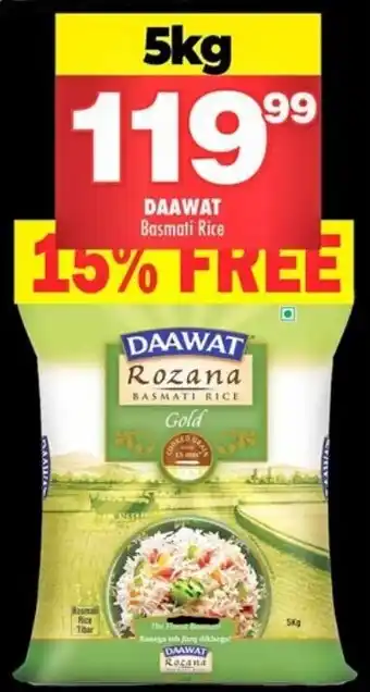 Choppies DAAWAT Basmati Rice offer