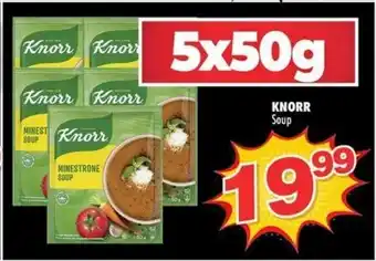 Choppies KNORR Soup offer